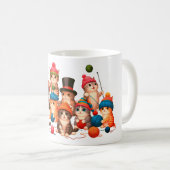 猫，自然，動物 コーヒーマグカップ (正面右)