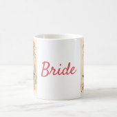 猫-花嫁--を結婚するヴィンテージ コーヒーマグカップ (中央)