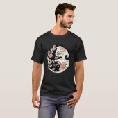 猫 花 フラワー レディース ネコ 母の日 Tシャツ (正面フル)