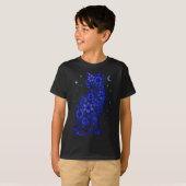 猫 花 月 星 Tシャツ (正面フル)