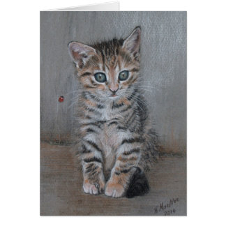 猫、虎猫の子ネコ、ちょうど、素晴らしいart.提起します