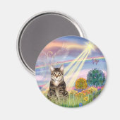 猫(虎猫) - Cloud Angel マグネット (正面/裏面)