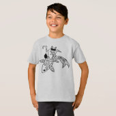 猫 虹 Tシャツ (正面フル)