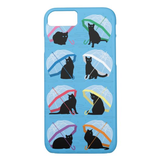 猫「雨が降りますn猫のiPhone 7の場合 Case-Mate iPhoneケース (裏面)