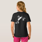 猫+魚=ボーン Tシャツ (裏面フル)