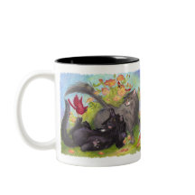 猫、（鳥）ショウジョウコウカンチョウおよびバラ/マグ