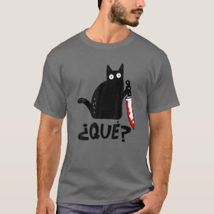 猫¿?黒猫殺おもしろい虫猫WI Tシャツ