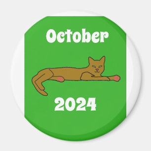 猫、2024年10月 マグネット