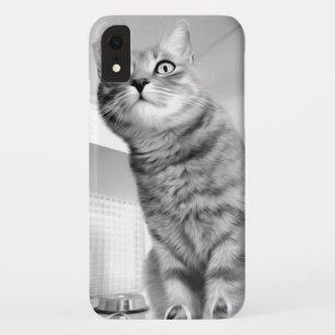 猫 iPhone XRケース