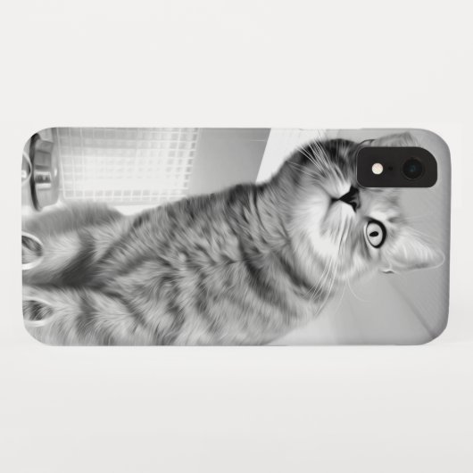 猫 Case-Mate iPhoneケース (裏面(横))