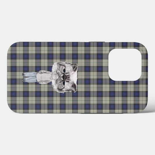 猫 Case-Mate iPhoneケース (裏面 (横))