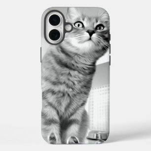 猫 iPhone 16 PLUSケース