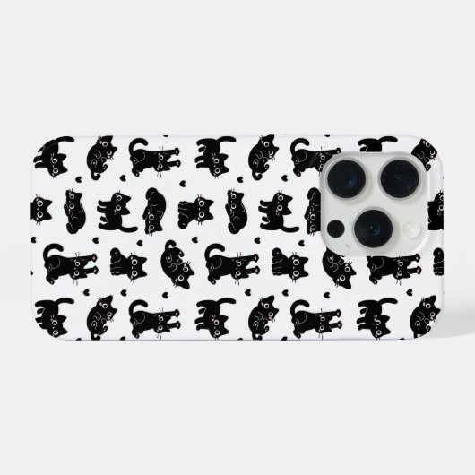 猫 iPhoneケース (裏面横)