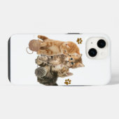 猫 iPhoneケース (裏面横)