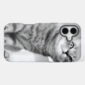 猫 iPhoneケース (裏面横)