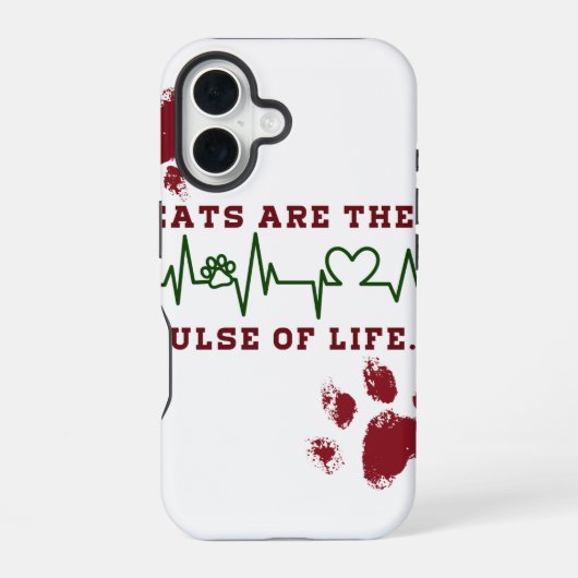 猫 iPhone 16ケース (裏面)