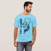 猫 – itude高ファッションラウンドネックティー tシャツ (正面フル)