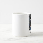 猫- smokeyおよびガラスの猫の女性 モーフィングマグカップ (中央)