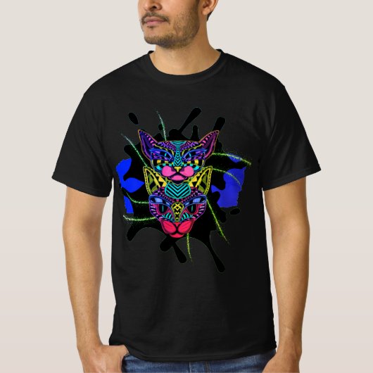 猫 Tシャツ (正面)