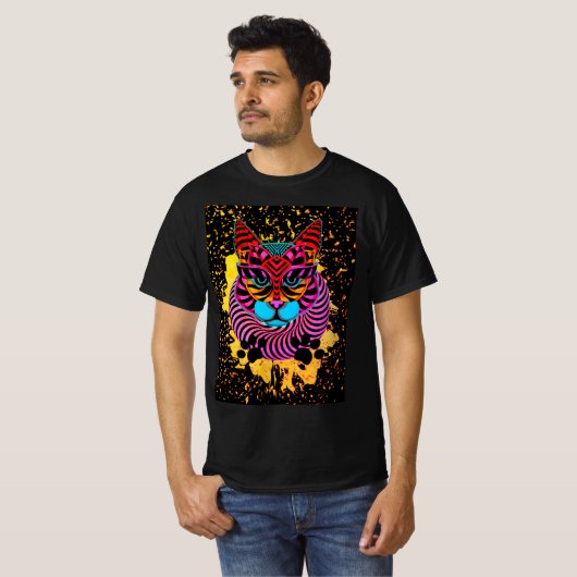 猫 Tシャツ (正面フル)