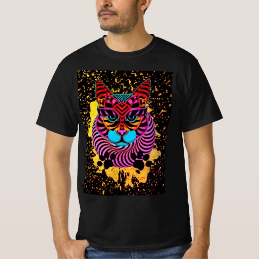 猫 Tシャツ (正面)