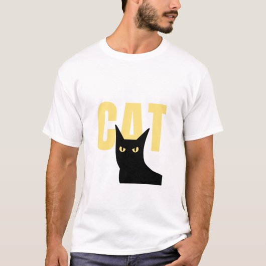 猫 Tシャツ (正面)