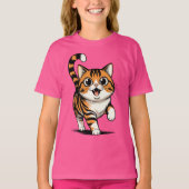 猫 Tシャツ (正面)