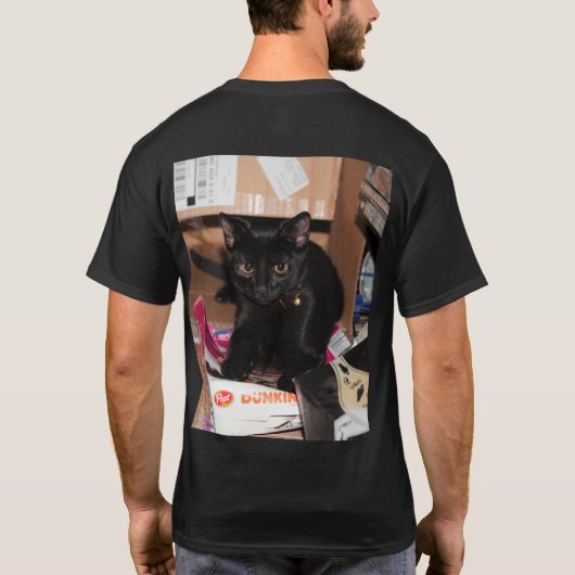 猫 Tシャツ (裏面)