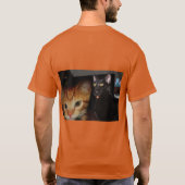 猫 Tシャツ (裏面)
