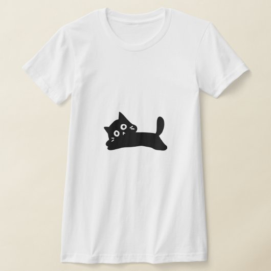猫 Tシャツ (レイダウン)