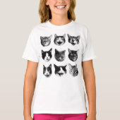 猫 Tシャツ (正面)