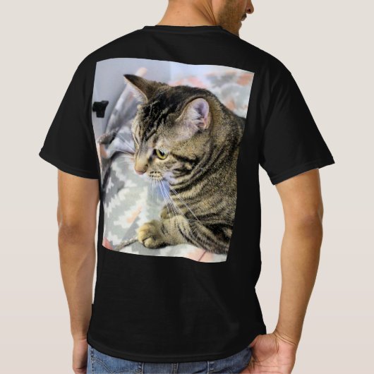 猫 Tシャツ (裏面)