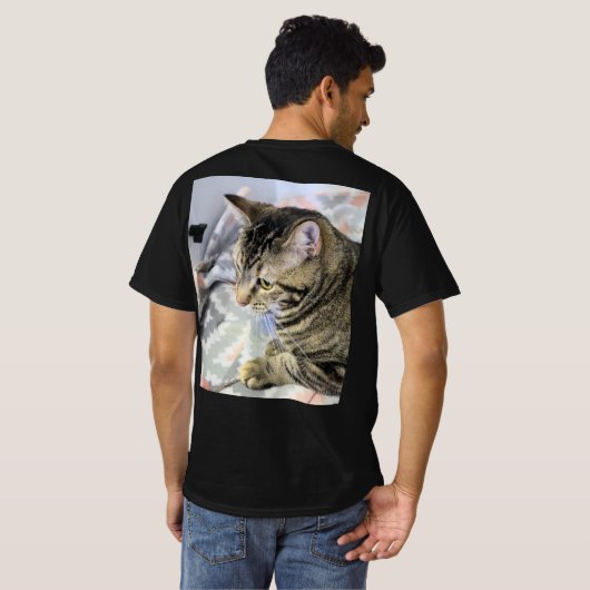 猫 Tシャツ (裏面フル)