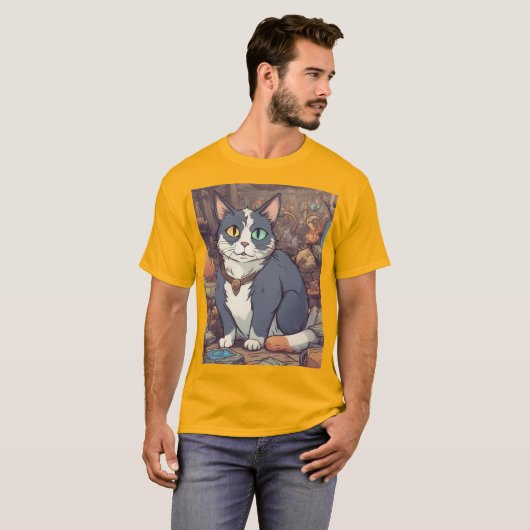 猫 Tシャツ (正面フル)