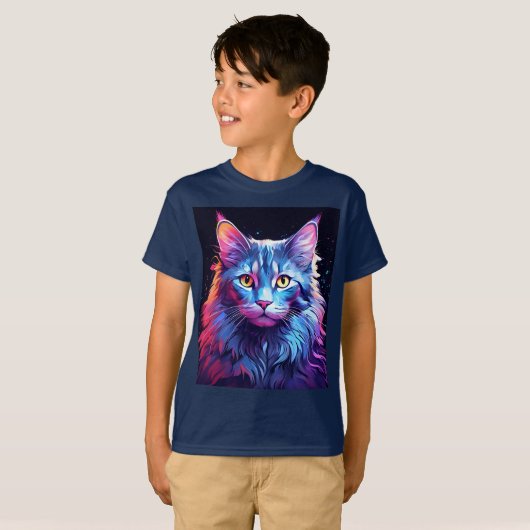 猫 Tシャツ (正面フル)