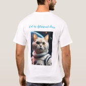 猫 Tシャツ (裏面)