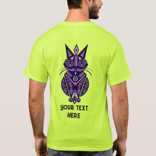 猫 Tシャツ (裏面)