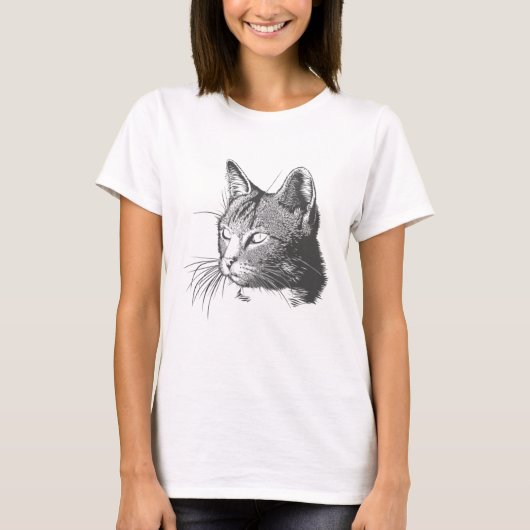 猫 Tシャツ (正面)