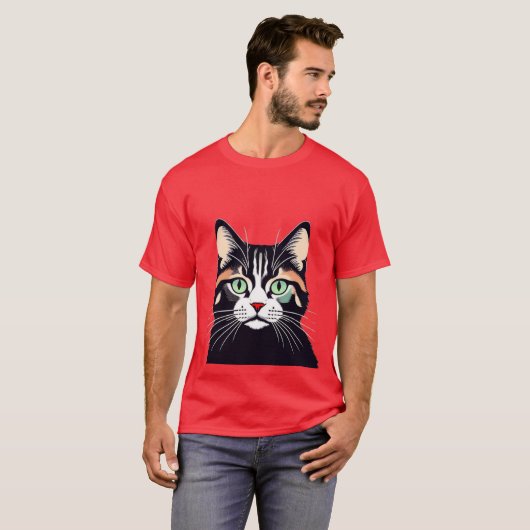 猫 Tシャツ (正面フル)