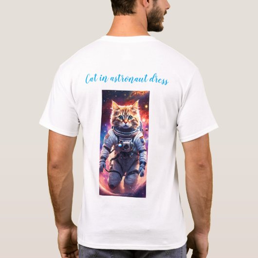 猫 Tシャツ (裏面)