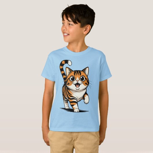 猫 Tシャツ (正面フル)