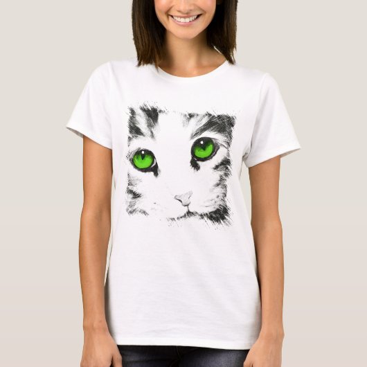 猫 Tシャツ (正面)
