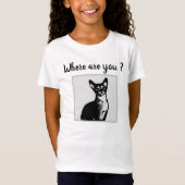 猫 Tシャツ (正面)