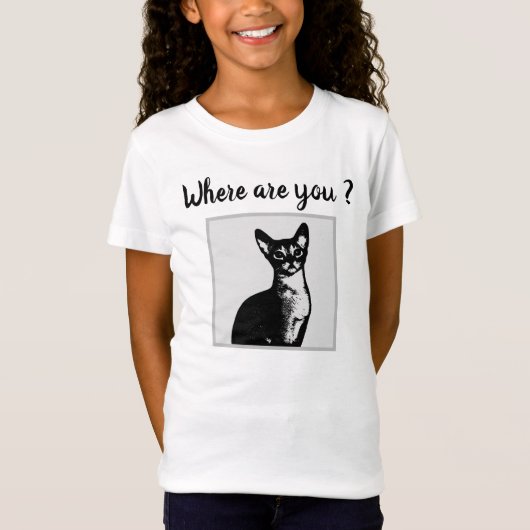 猫 Tシャツ (正面)