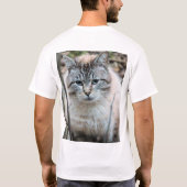 猫 Tシャツ (裏面)
