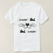 猫 Tシャツ (デザイン正面)