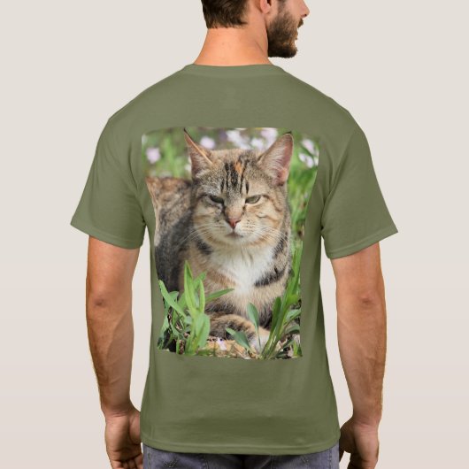猫 Tシャツ (裏面)