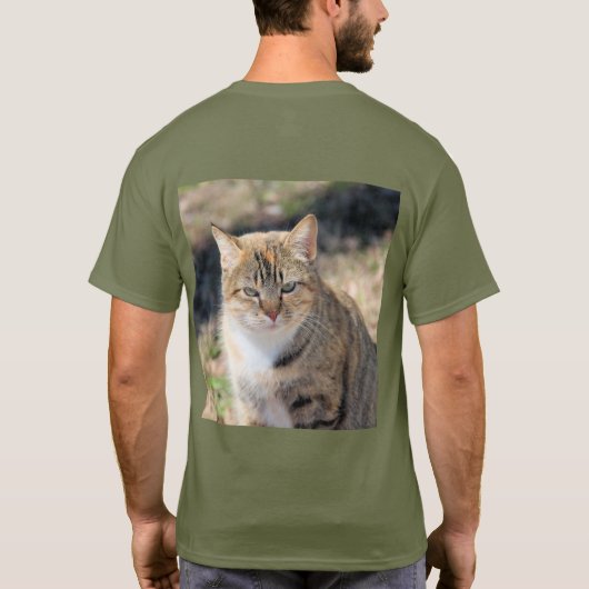 猫 Tシャツ (裏面)