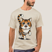 猫 Tシャツ (正面)