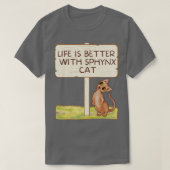 猫 Tシャツ (デザイン正面)